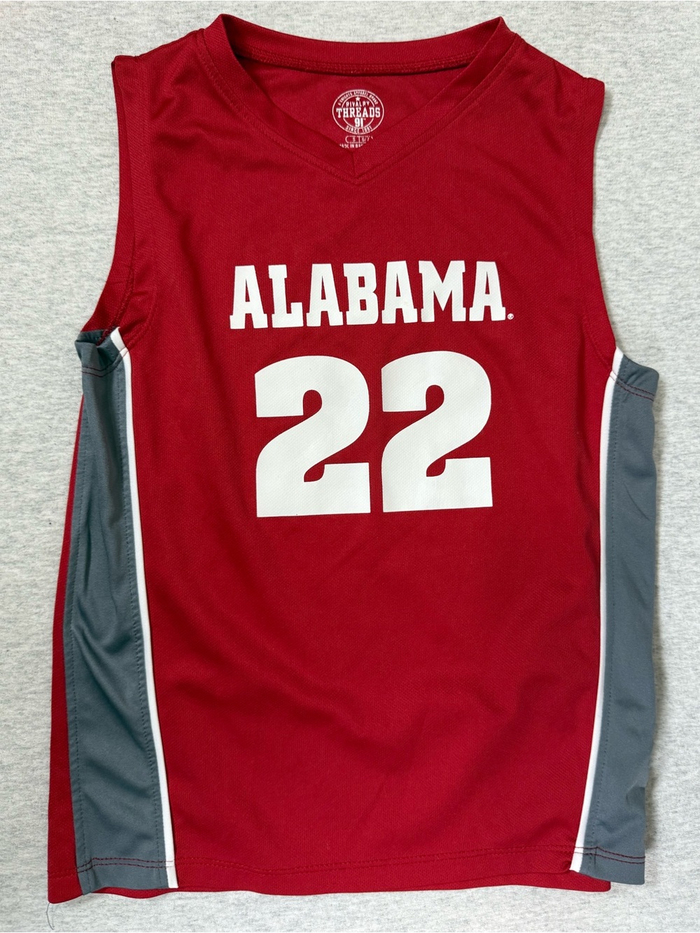 Rivalry Threads Alabama Crimson Tide Basketball Jersey #22 Youth Small 6/7